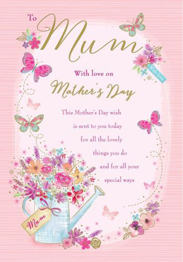 Picture of MUM WITH LOVE ON MOTHERS DAY CARD